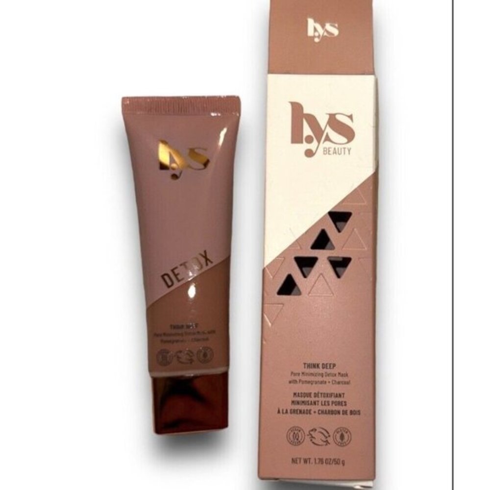 LYS Beauty Think Deep Purifying Refining Mask Full Size New In Box Pomegranate